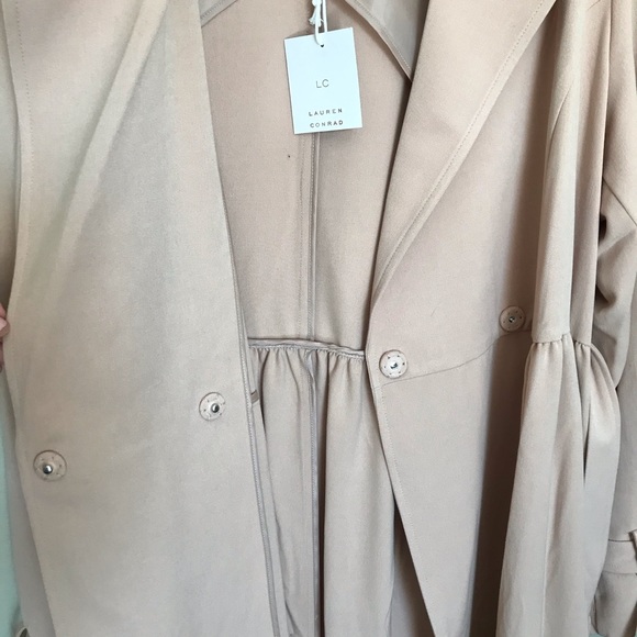 Lauren Conrad trench coat - Picture 3 of 6